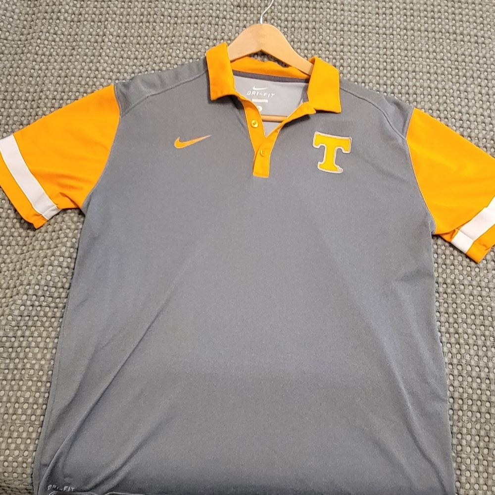Tennessee Vols Nike Men's Polo Shirt in Gray and Orange